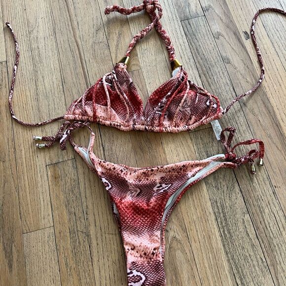 Animal Print scrunch butt bikini - Picture 2 of 6